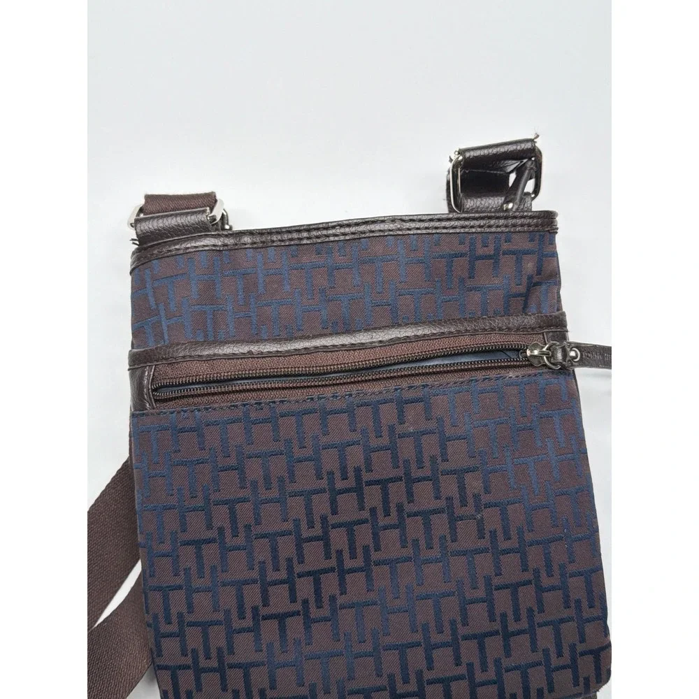 Tommy Hilfiger Crossbody Bag Navy Blue Monogram Small Shoulder‎ Purse